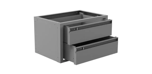 40070 – HOLMAN Van Storage System Cabinet, Shelf Mount 20 Inch Width x 13-1/2 Inch Depth x 12 Inch Height 2 Drawers S...